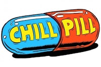 a pill with the word chill pill on it