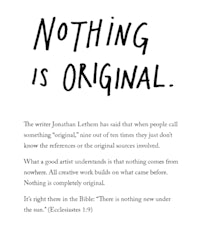 nothing is original by john lennon