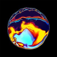 an image of a sphere with blue and yellow colors