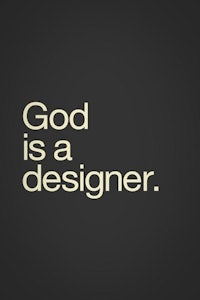 god is a designer